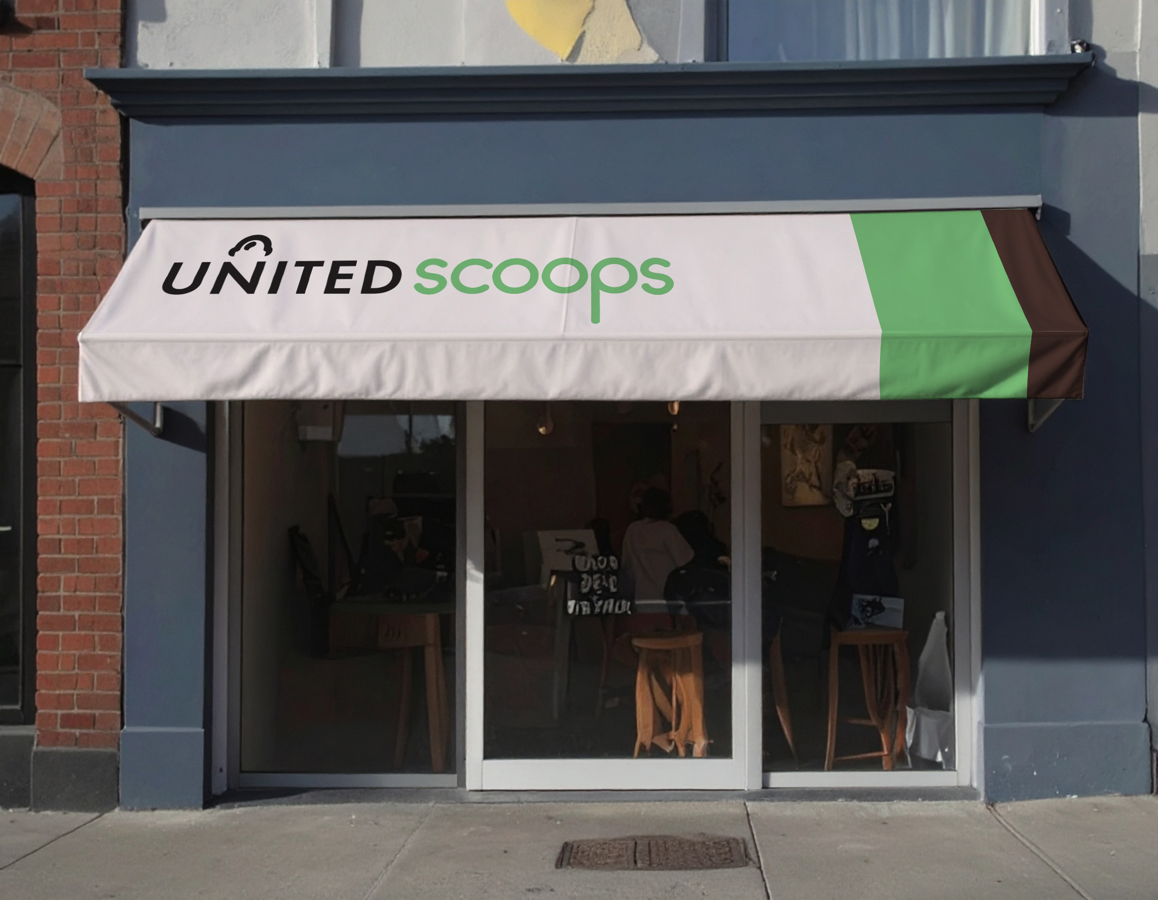 Storefront Mockup green